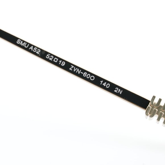 Miu Miu MUA52S ZVN60O Sunglasses Gold Cat Eye Frame, Blue Lenses - Picture 6 of 10